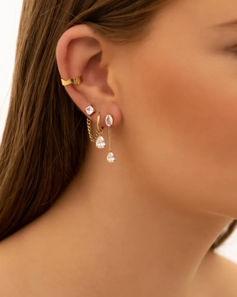 Finaste Ear cuff boho goud kleurig Hot