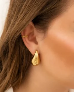 Finaste Ear cuff bubbles goldplated Sale