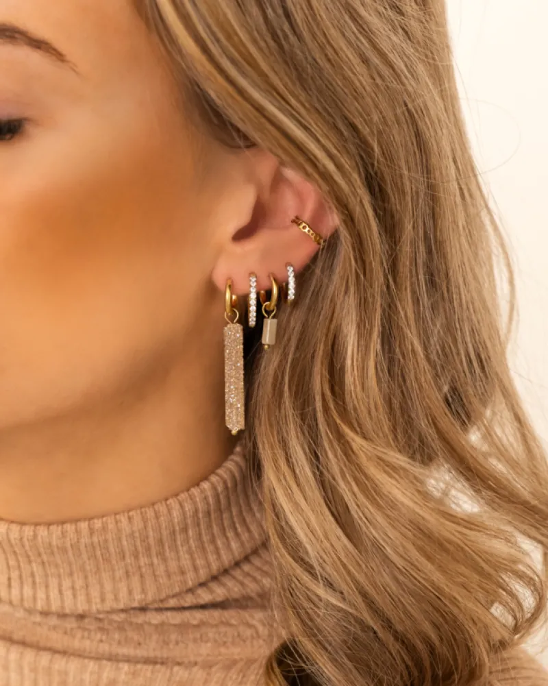 Finaste Ear cuff bubbles goldplated Sale