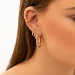 Finaste Ear cuff chain mix goud kleurig New