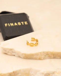 Finaste Ear cuff chains goudkleurig Fashion