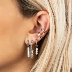 Finaste Ear cuff hexagon Best