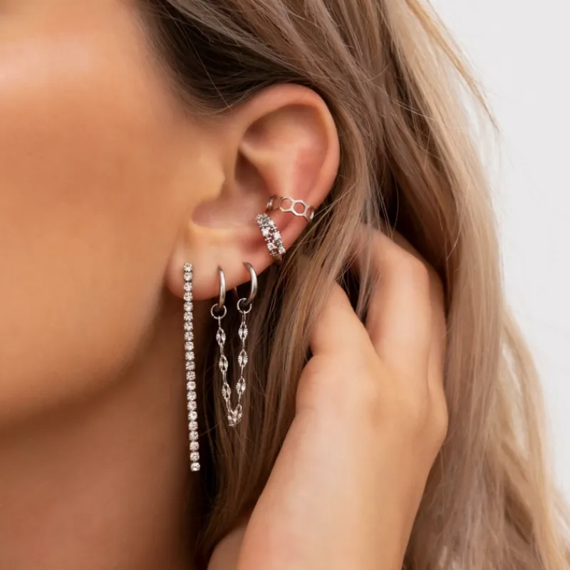 Finaste Ear cuff hexagon Best