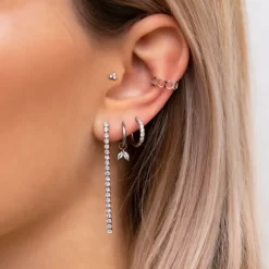 Finaste Ear cuff hexagon Best