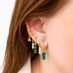 Finaste Ear cuff hexagon goud kleurig Online