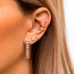 Finaste Ear cuff schakels kleur goud Outlet