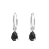 Finaste Earrings black drop Outlet