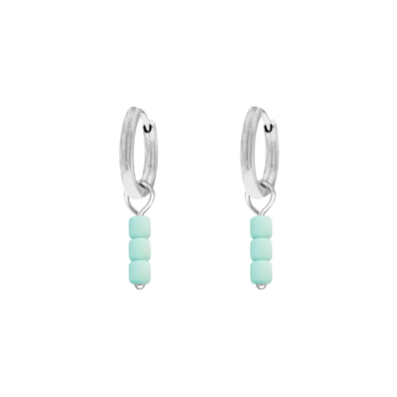 Finaste Earrings lightblue beads Best