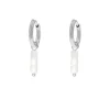 Finaste Earrings little white shells New