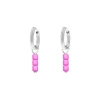 Finaste Earrings neon pink stones Best