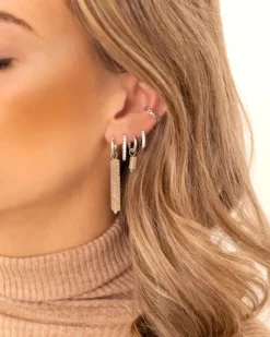 Finaste Earrings nude stone Sale