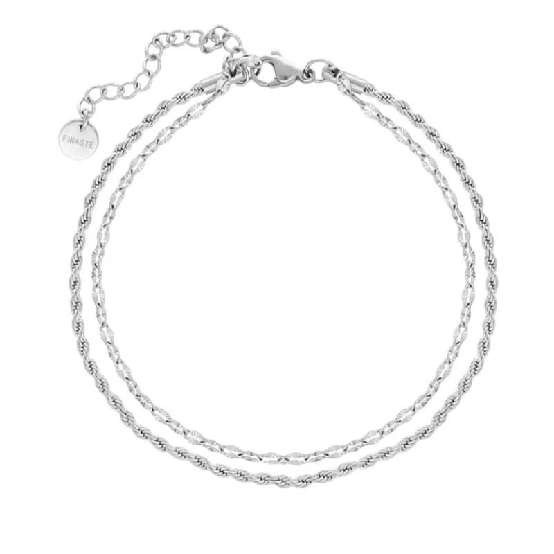 Finaste Enkelbandje double chain Discount
