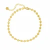 Finaste Enkelbandje flower chain goud kleurig Online