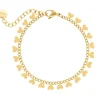 Finaste Enkelbandje little hearts goudkleurig Best