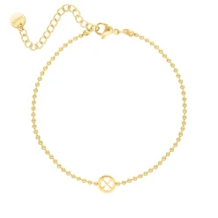 Finaste Enkelbandje Lucky Charm Goudkleurig Online