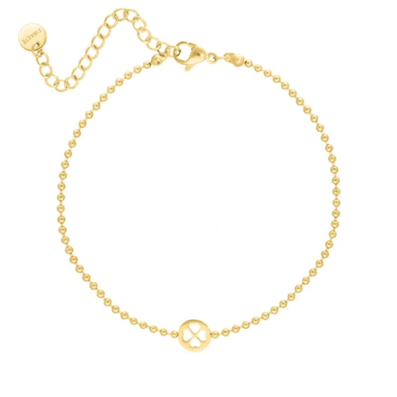 Finaste Enkelbandje Lucky Charm Goudkleurig Online