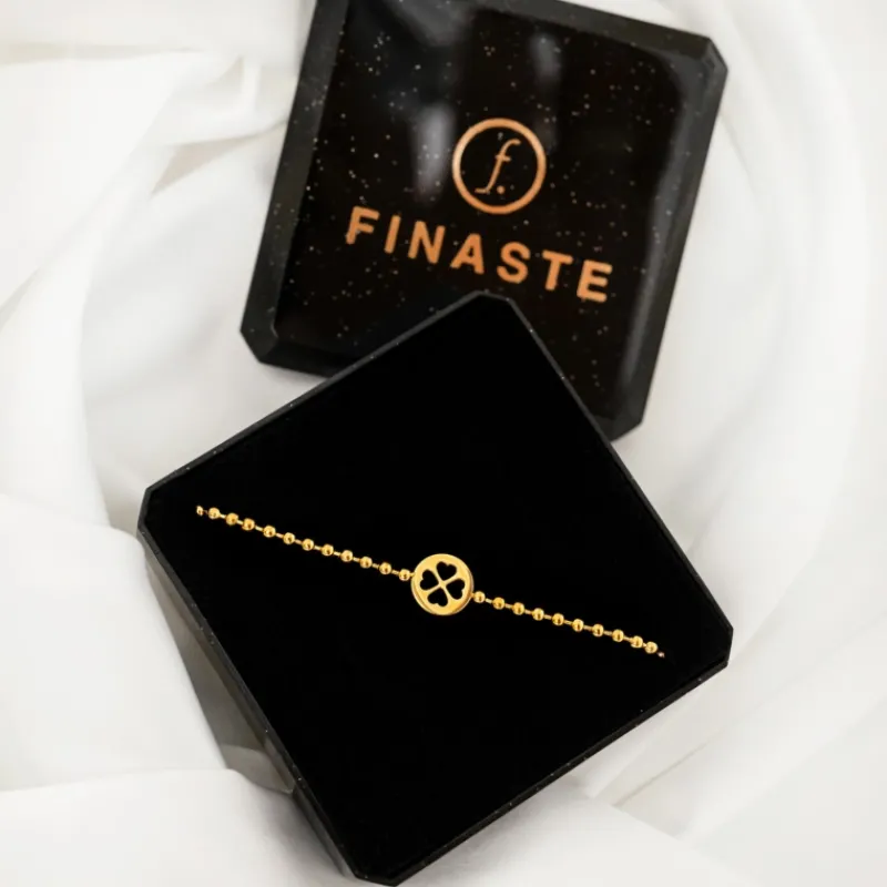 Finaste Enkelbandje Lucky Charm Goudkleurig Online