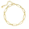 Finaste Enkelbandje open chains goud kleurig Clearance