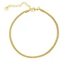 Finaste Enkelbandje snake chain goud kleurig Hot