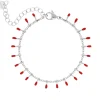 Finaste Enkelbandje Touch Of Red Clearance