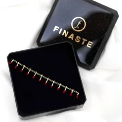 Finaste Enkelbandje Touch Of Red Clearance