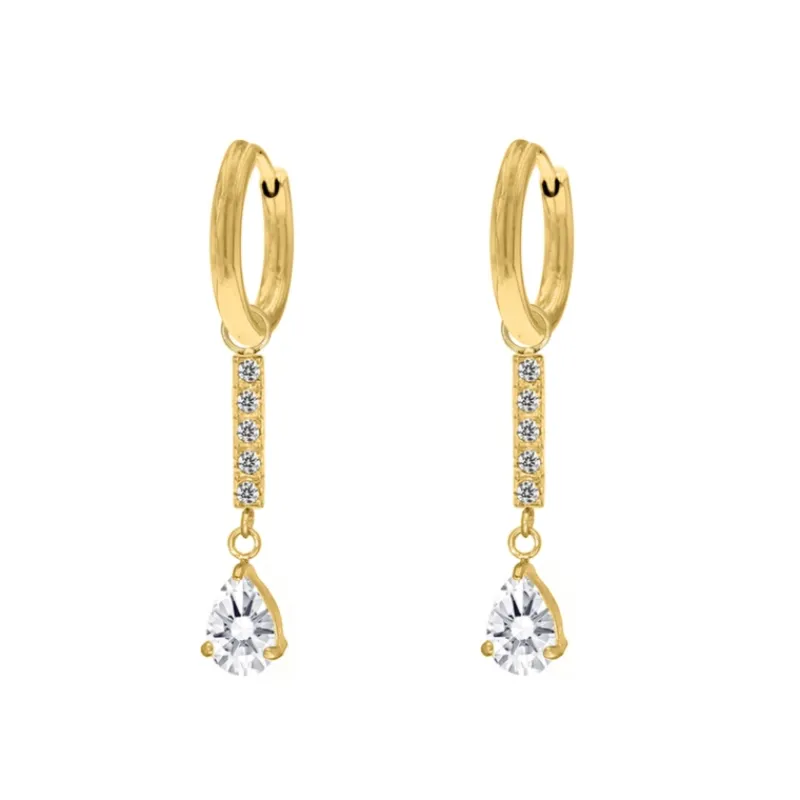 Finaste Exclusive drop earrings goldplated Online