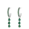 Finaste Exclusive emerald drop earrings Hot