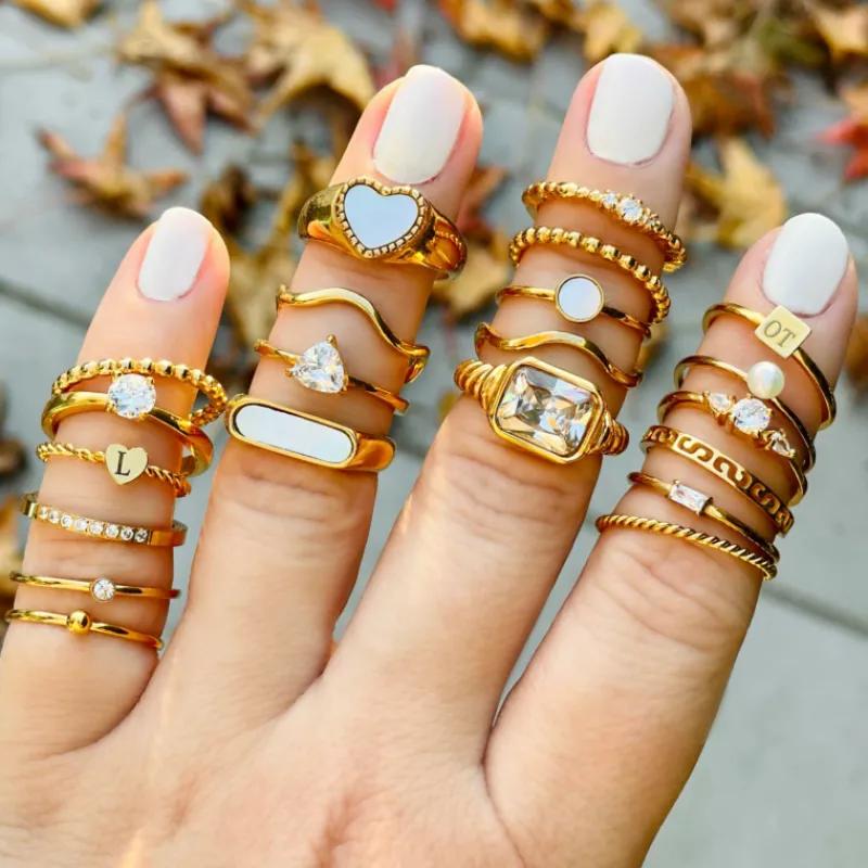 Finaste Exclusive sea shell ring goudkleurig Online