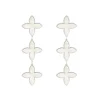Finaste Exclusive Triple Sea Shell Oorbellen Sale