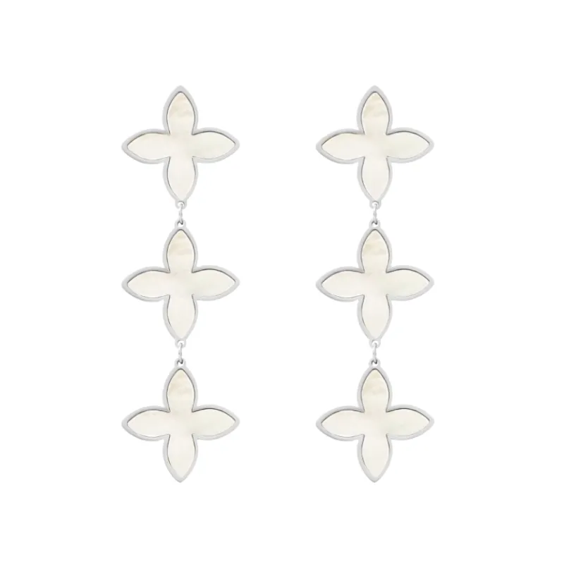 Finaste Exclusive Triple Sea Shell Oorbellen Sale