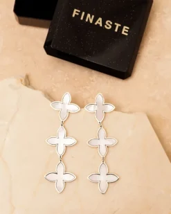 Finaste Exclusive Triple Sea Shell Oorbellen Sale