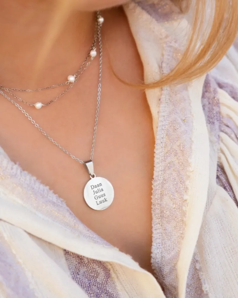 Finaste Familie naamketting Best