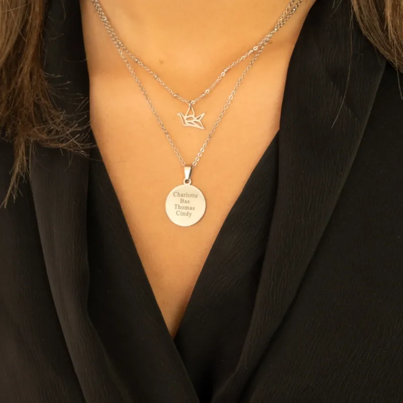Finaste Familie naamketting Best