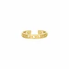 Finaste Fijne ring verstelbaar gold plated Outlet