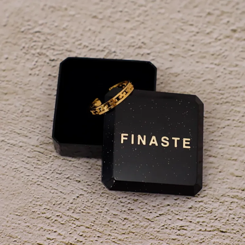 Finaste Fijne ring verstelbaar gold plated Outlet