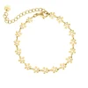 Finaste Flower anklet goudkleurig Fashion