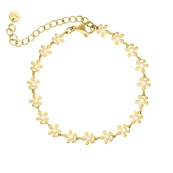 Finaste Flower anklet goudkleurig Fashion