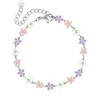 Finaste Flower anklet multicolor Outlet
