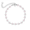 Finaste Flower anklet pink Clearance