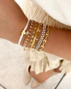 Finaste Flower Bracelet Goudkleurig Hot