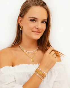 Finaste Flower Bracelet Goudkleurig Hot