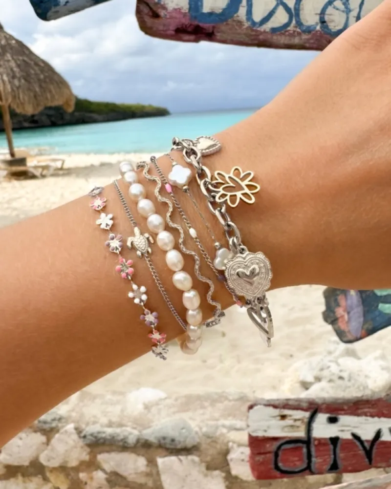 Finaste Flower bracelet multicolor Online