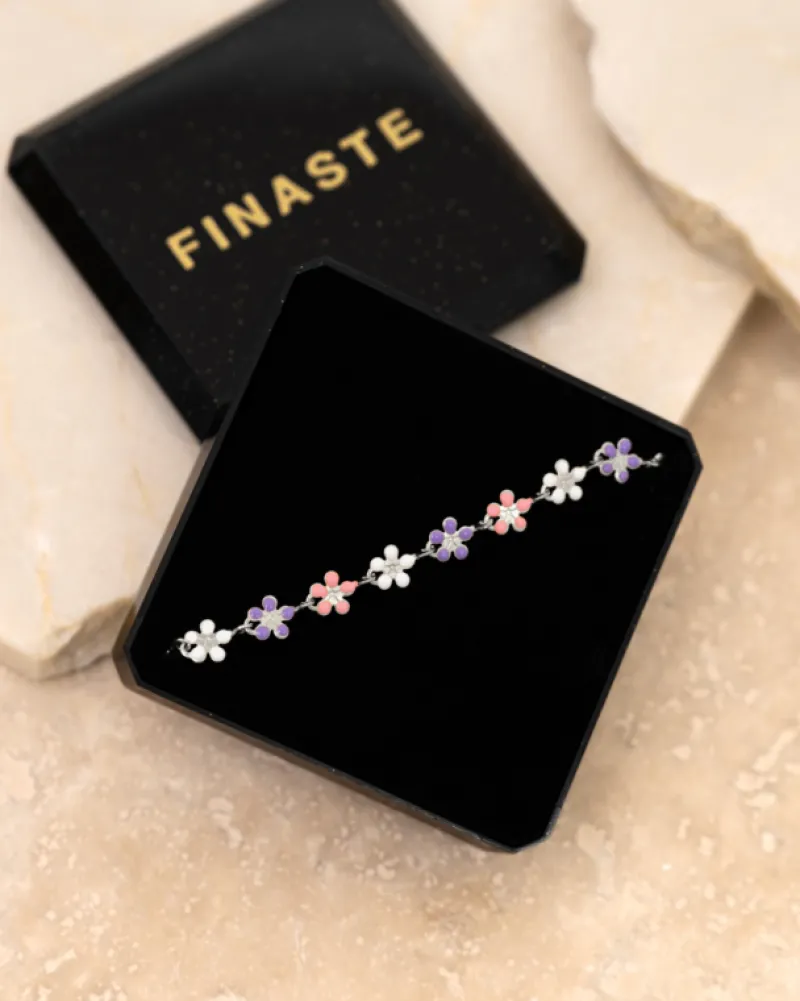 Finaste Flower bracelet multicolor Online