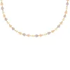 Finaste Flower necklace multicolor goldplated Outlet