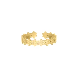 Finaste Flower ring goudkleurig Outlet