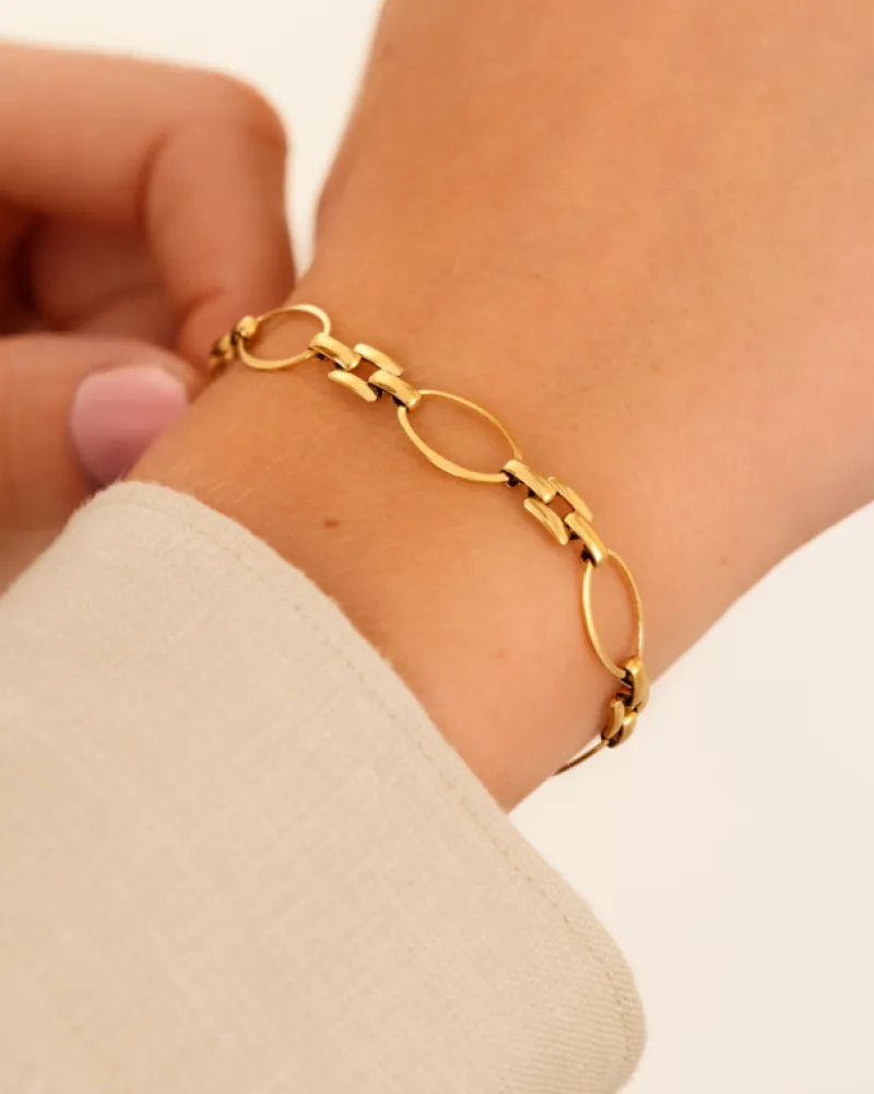 Finaste Forever chain bracelet goldplated Sale