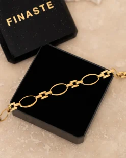 Finaste Forever chain bracelet goldplated Sale