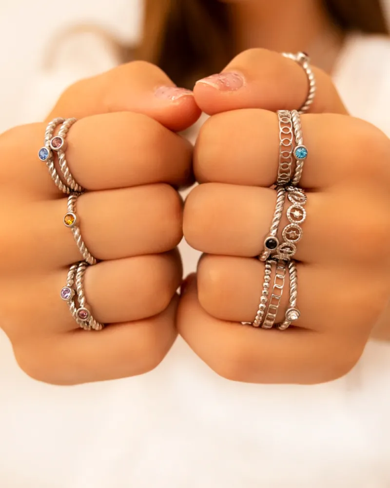 Finaste Geboortesteen ring Best