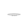 Finaste Gedraaide ring met 3 steentjes Discount