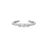Finaste Gedraaide ring three stones Fashion